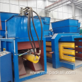 horizontal cardboard plastic bottle baling press machine